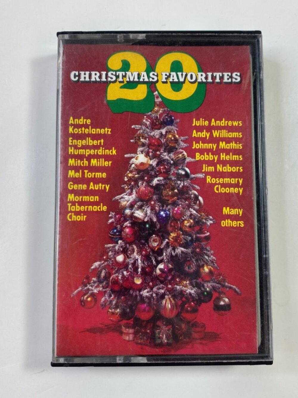 20 Christmas Favorites Cassette Tape With Classic Holiday Songs Various Artists